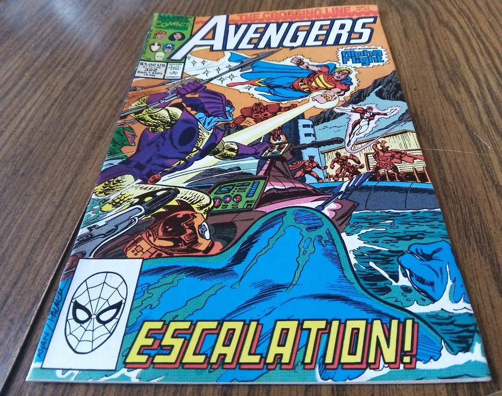 The Avengers #322 Early September 1990 Marvel Comics
